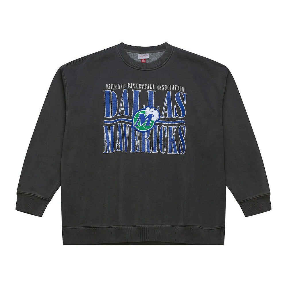 Mitchell & Ness Dallas Mavericks NBA Downtown Collection Fleece Sweatshirt Black