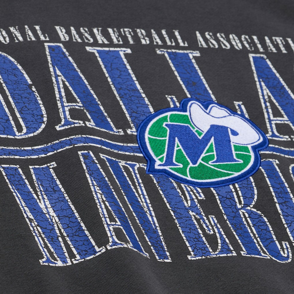 Mitchell & Ness Dallas Mavericks NBA Downtown Collection Fleece Sweatshirt Black