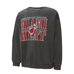 Mitchell & Ness Miami Heat NBA Downtown Collection Fleece Sweatshirt Black