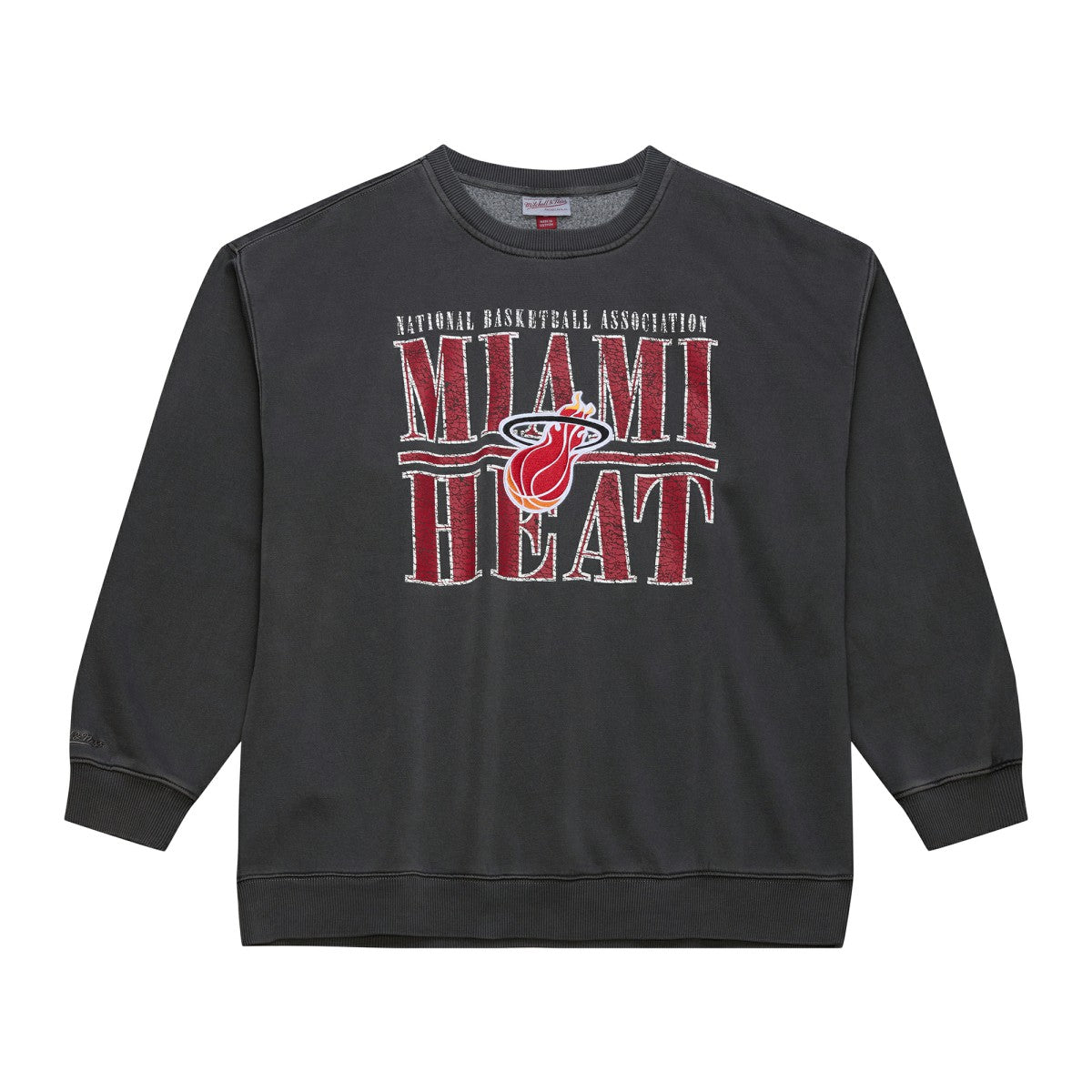 Mitchell & Ness Miami Heat NBA Downtown Collection Fleece Sweatshirt Black
