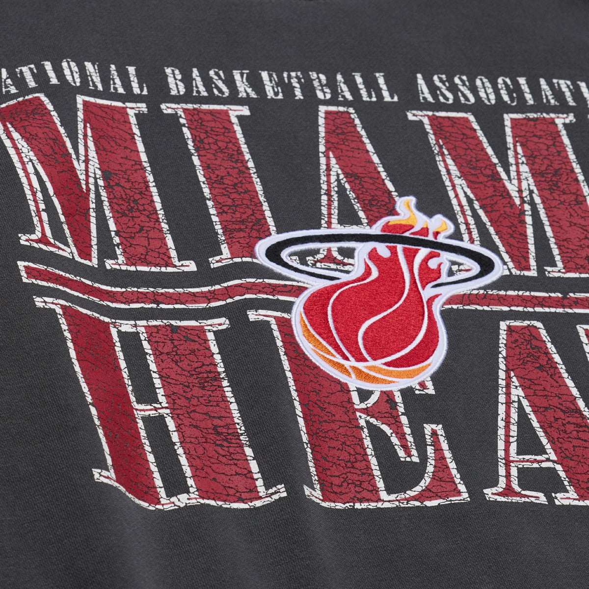 Mitchell & Ness Miami Heat NBA Downtown Collection Fleece Sweatshirt Black