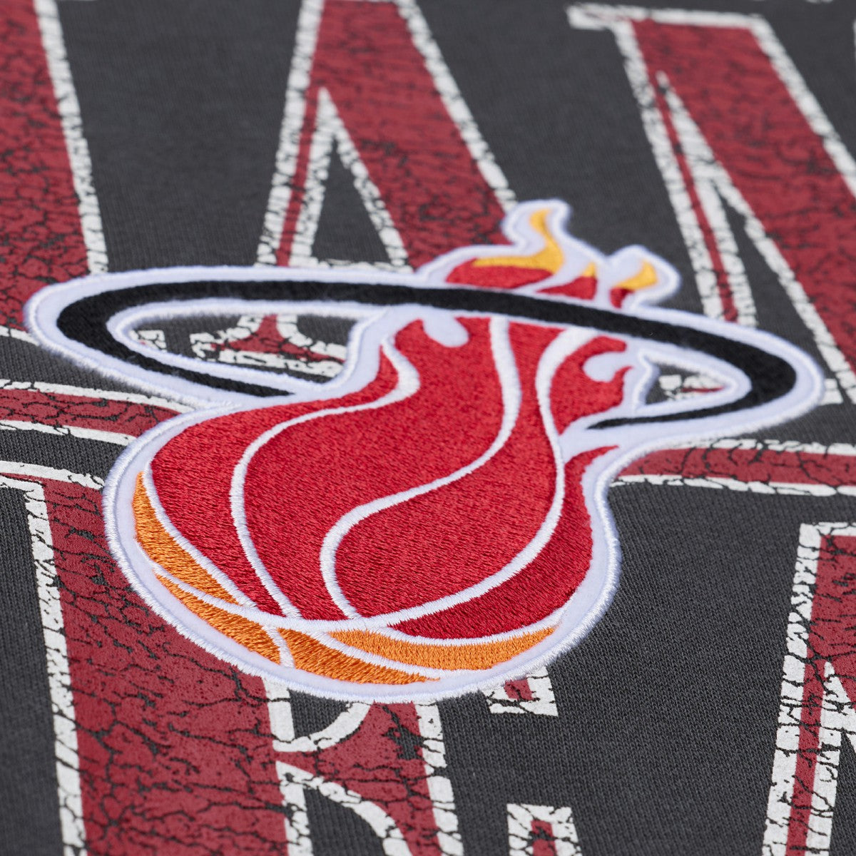 Mitchell & Ness Miami Heat NBA Downtown Collection Fleece Sweatshirt Black