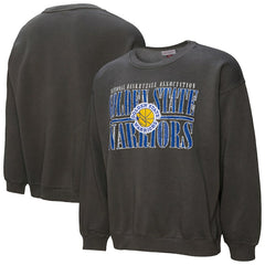 Mitchell & Ness Golden State Warriors NBA Downtown Collection Fleece Sweatshirt Black