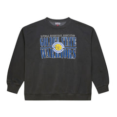 Mitchell & Ness Golden State Warriors NBA Downtown Collection Fleece Sweatshirt Black
