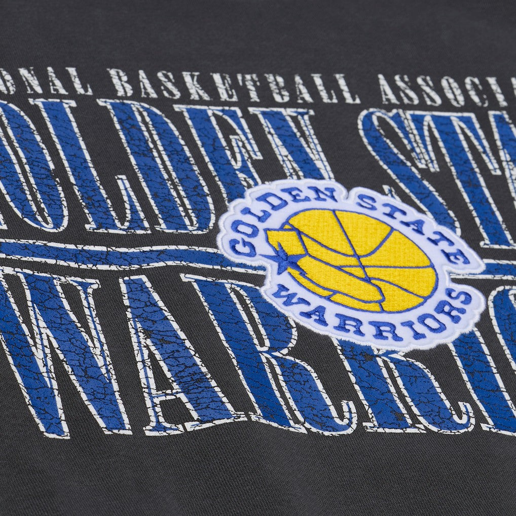Mitchell & Ness Golden State Warriors NBA Downtown Collection Fleece Sweatshirt Black
