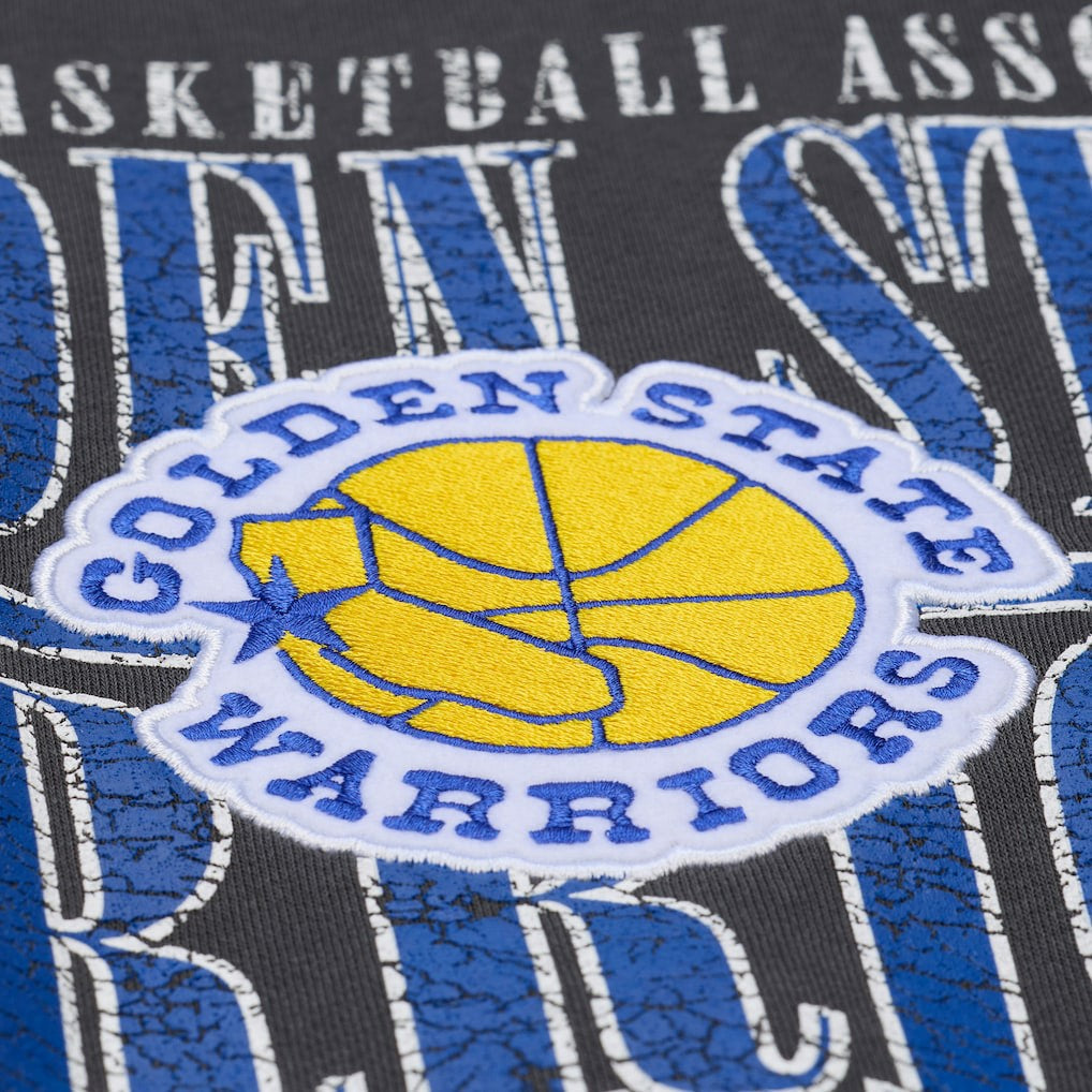 Mitchell & Ness Golden State Warriors NBA Downtown Collection Fleece Sweatshirt Black