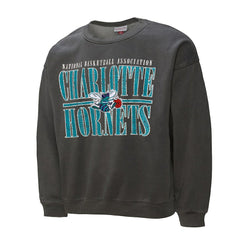 Mitchell & Ness Charlotte Hornets NBA Downtown Collection Fleece Sweatshirt Black