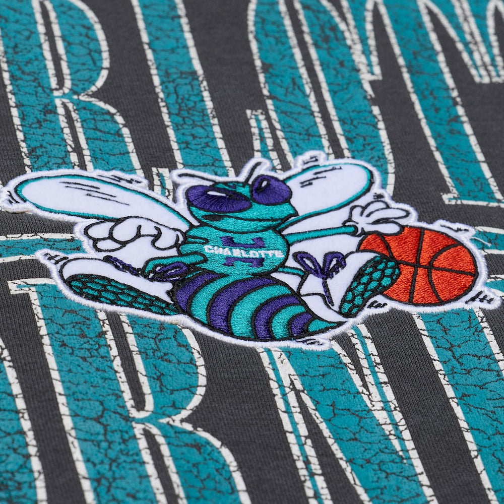 Mitchell & Ness Charlotte Hornets NBA Downtown Collection Fleece Sweatshirt Black