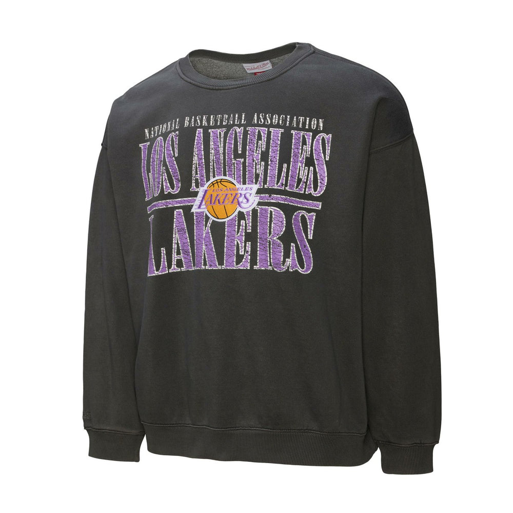 Mitchell & Ness Los Angeles Lakers NBA Downtown Collection Fleece Sweatshirt Black