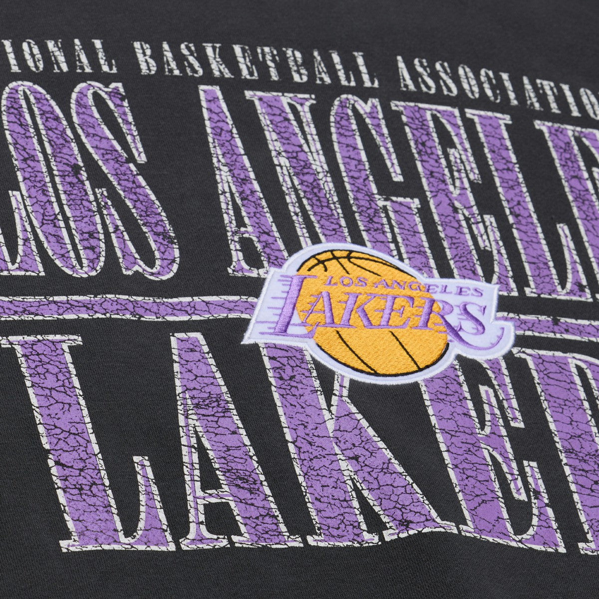 Mitchell & Ness Los Angeles Lakers NBA Downtown Collection Fleece Sweatshirt Black