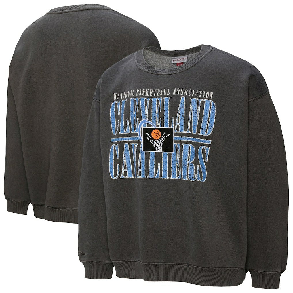 Mitchell & Ness Cleveland Cavaliers NBA Downtown Collection Fleece Sweatshirt Black