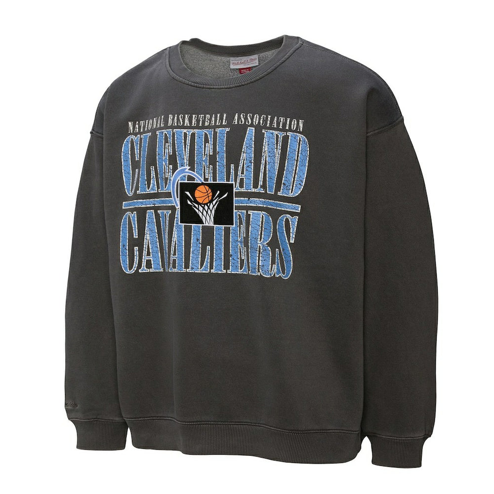 Mitchell & Ness Cleveland Cavaliers NBA Downtown Collection Fleece Sweatshirt Black