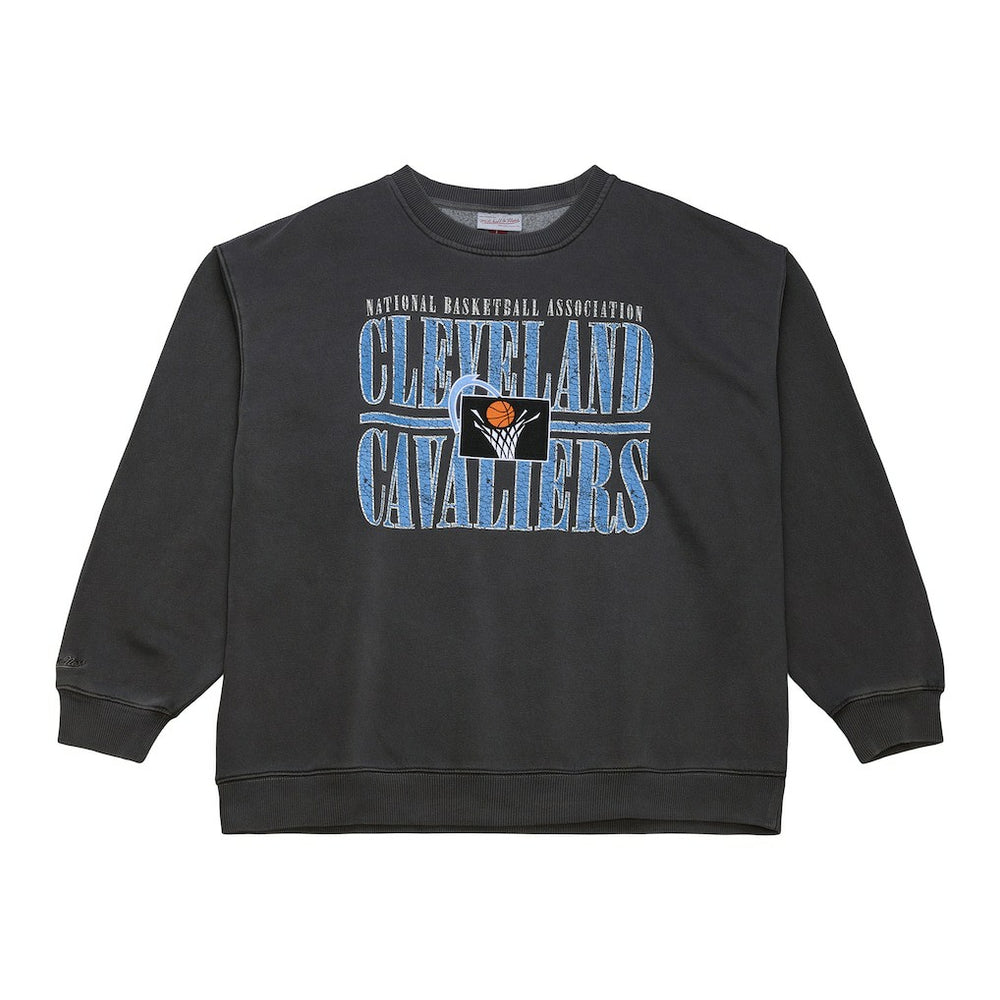 Mitchell & Ness Cleveland Cavaliers NBA Downtown Collection Fleece Sweatshirt Black