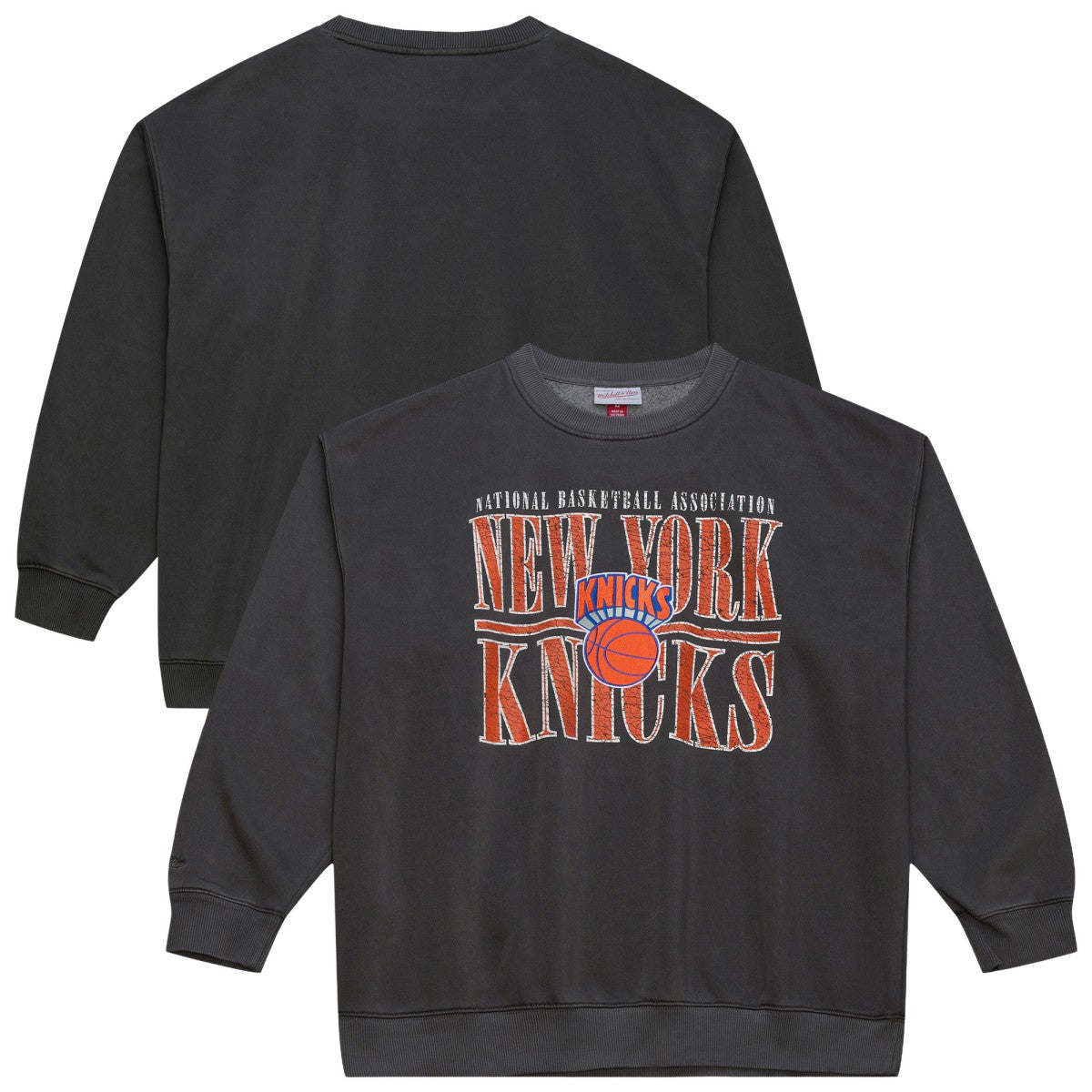 Mitchell & Ness New York Knicks NBA Downtown Collection Fleece Sweatshirt Black
