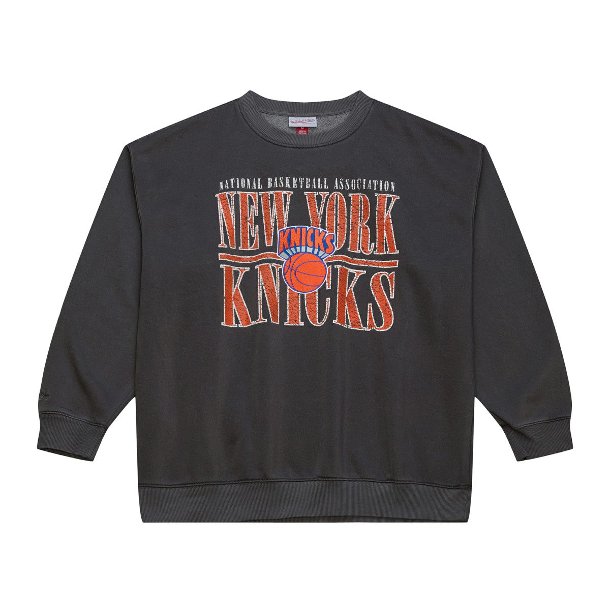 Mitchell & Ness New York Knicks NBA Downtown Collection Fleece Sweatshirt Black