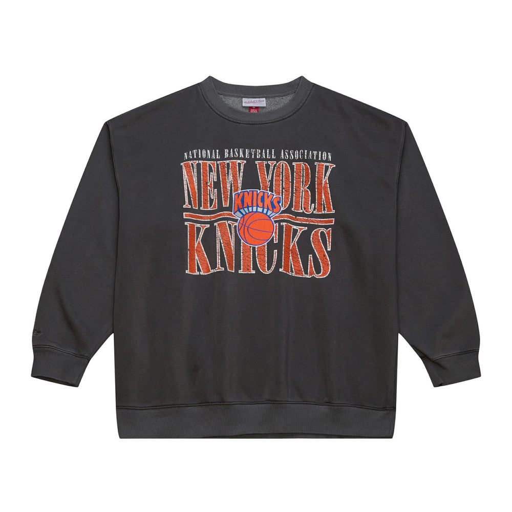 Mitchell & Ness New York Knicks NBA Downtown Collection Fleece Sweatshirt Black