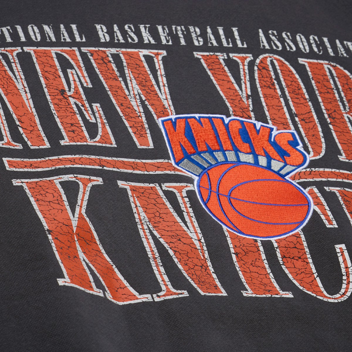 Mitchell & Ness New York Knicks NBA Downtown Collection Fleece Sweatshirt Black