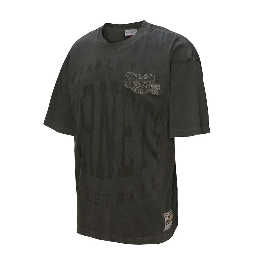 Mitchell & Ness Charlotte Hornets Downtown Collection Premium T-Shirt Black