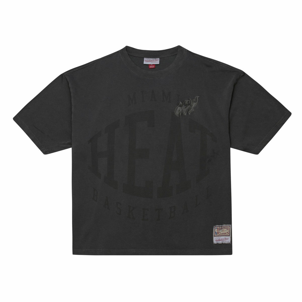 Mitchell & Ness Miami Heat Downtown Collection Premium T-Shirt Black