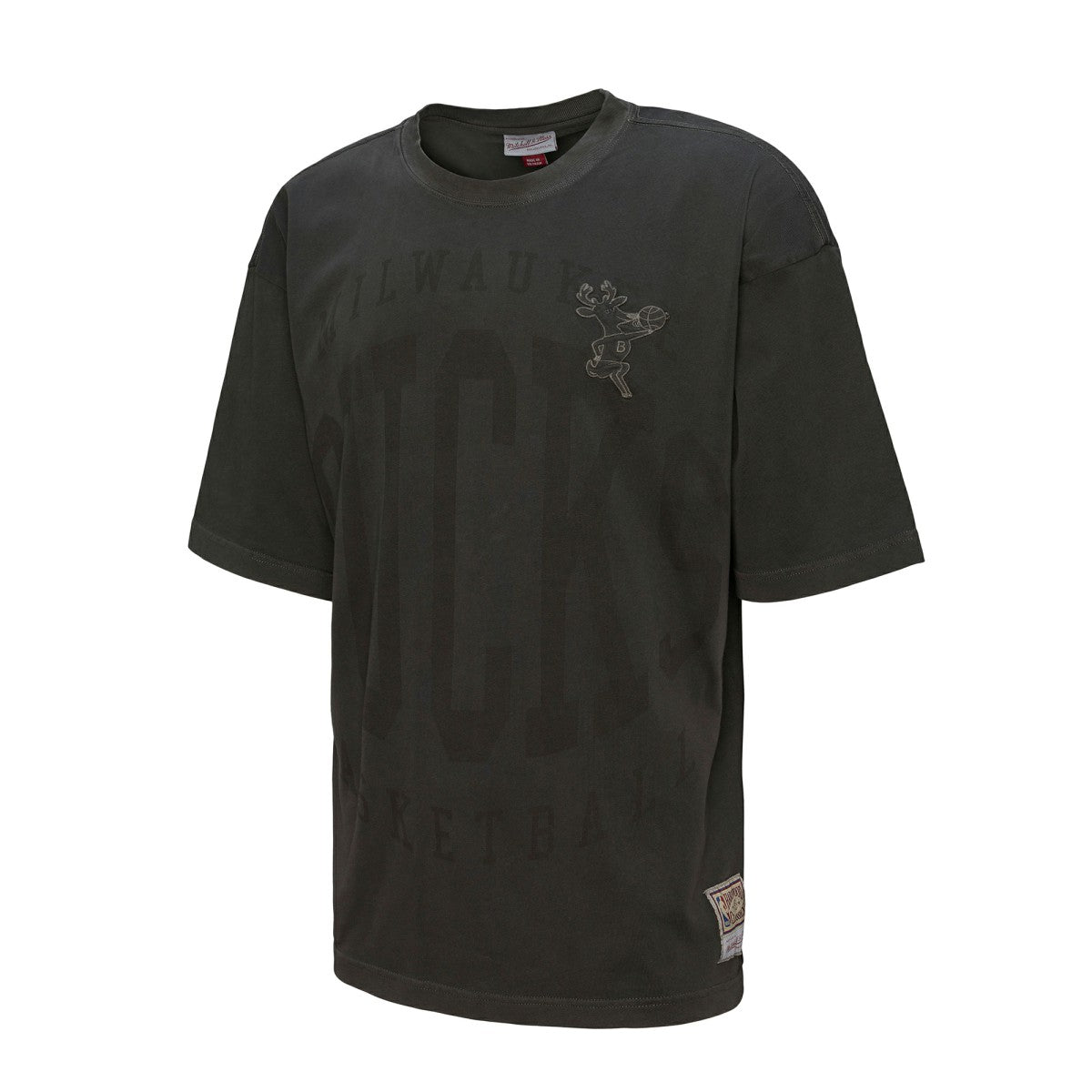 Mitchell & Ness Milwaukee Bucks Downtown Collection Premium T-Shirt Black