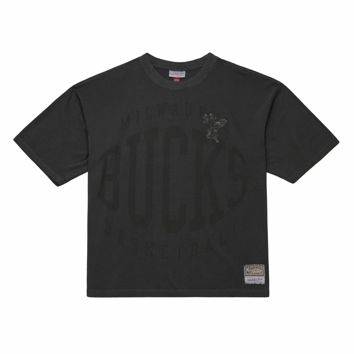 Mitchell & Ness Milwaukee Bucks Downtown Collection Premium T-Shirt Black
