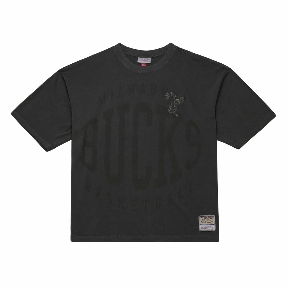 Mitchell & Ness Milwaukee Bucks Downtown Collection Premium T-Shirt Black