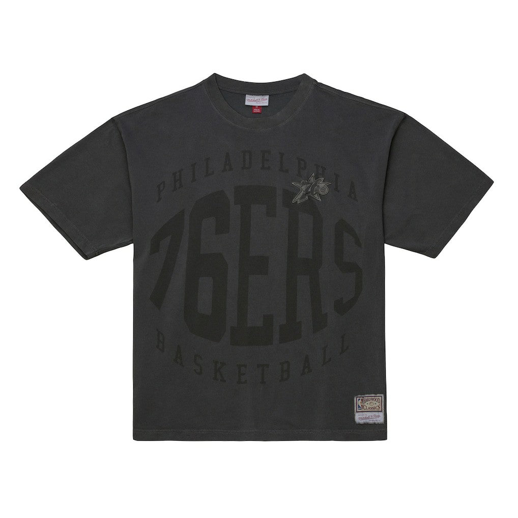 Mitchell & Ness Philadelphia 76ers Downtown Collection Premium T-Shirt Black