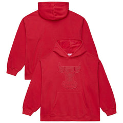 Mitchell & Ness Chicago Bulls Downtown Collection Fleece Hoodie Maroon