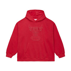 Mitchell & Ness Chicago Bulls Downtown Collection Fleece Hoodie Maroon