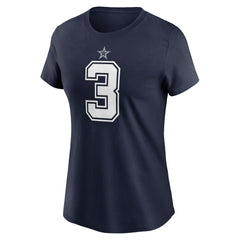 George Pickens Dallas Cowboys Women's Player Name & Number T-Shirt - Navy - Nike