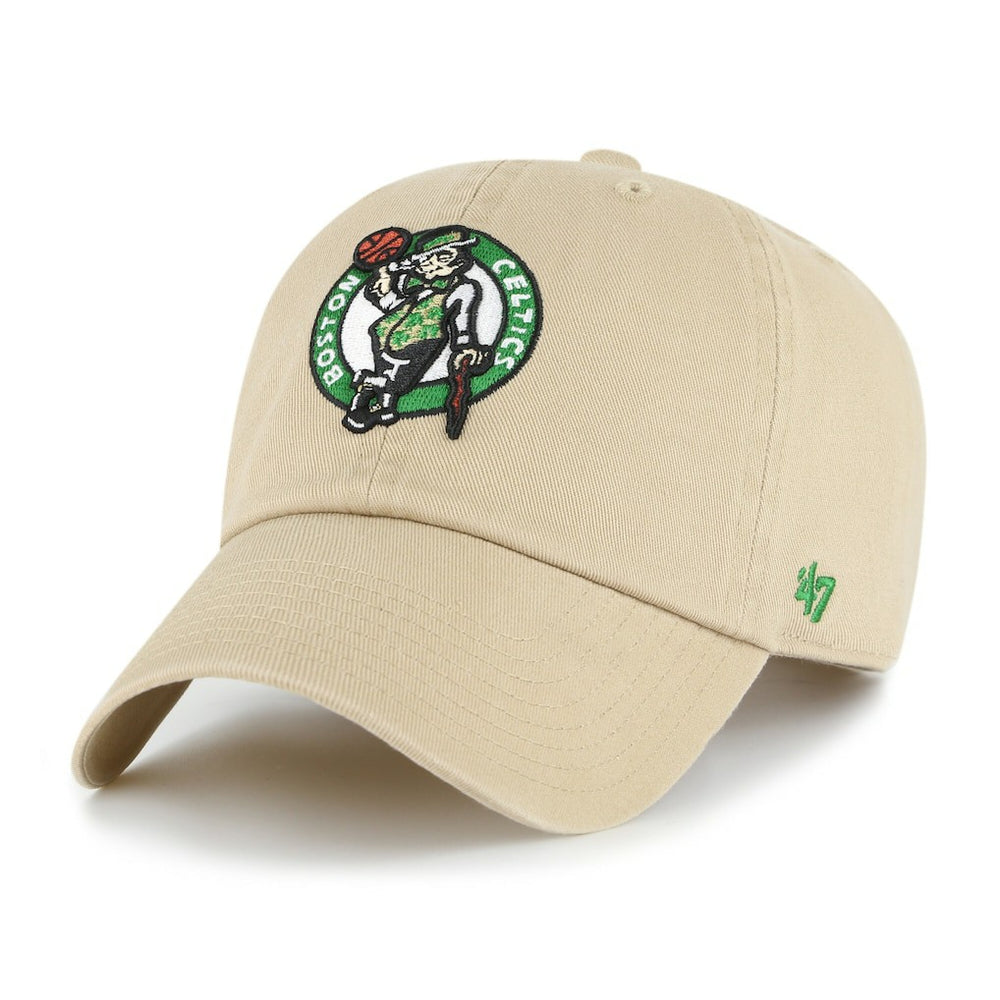 47 brand Boston Celtics '47 Logo Clean Up Adjustable Hat Khaki