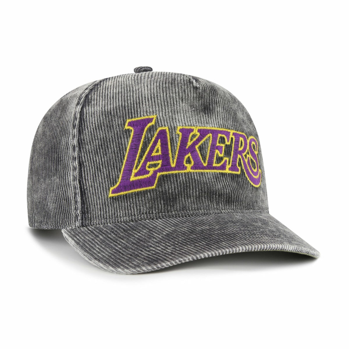 47 brand Los Angeles Lakers '47 Reclaim Snow Wash Corduroy Adjustable Hitch Hat Charcoal