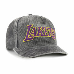 47 brand Los Angeles Lakers '47 Reclaim Snow Wash Corduroy Adjustable Hitch Hat Charcoal
