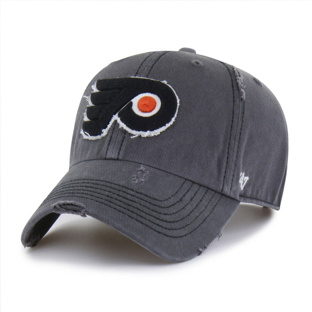 Philadelphia Flyers '47 Weathered Clean Up Adjustable Hat - Charcoal | 47 brand Clearance