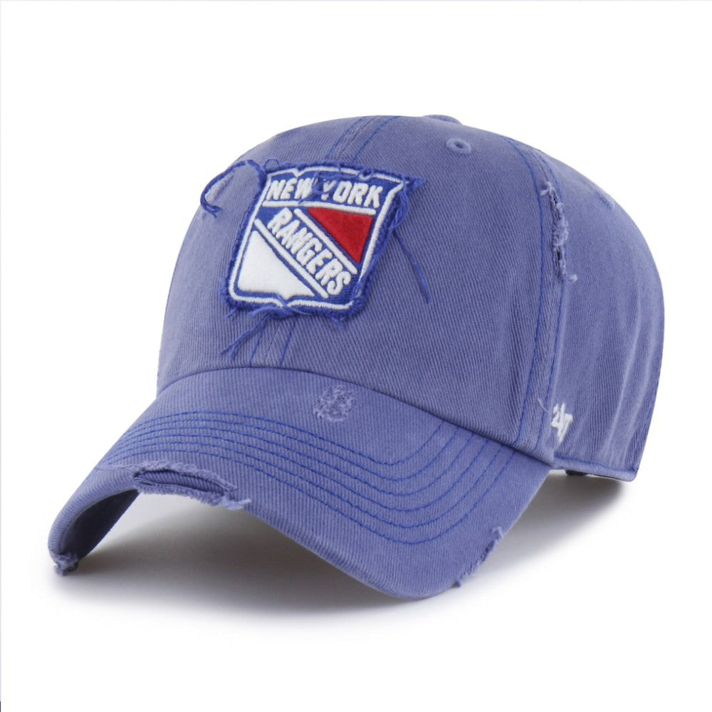 New York Rangers '47 Weathered Clean Up Adjustable Hat - Blue | 47 brand near me