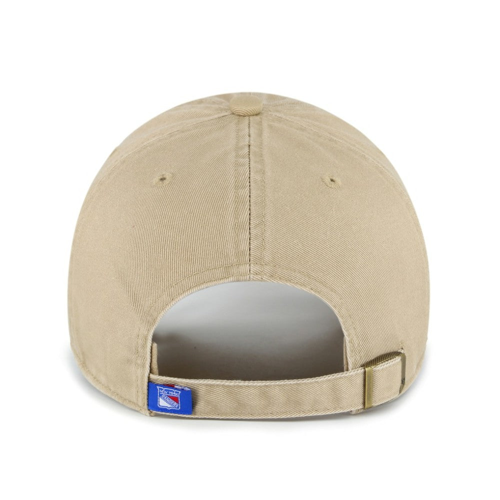New York Rangers '47 Logo Clean Up Adjustable Hat - Khaki | 47 brand online