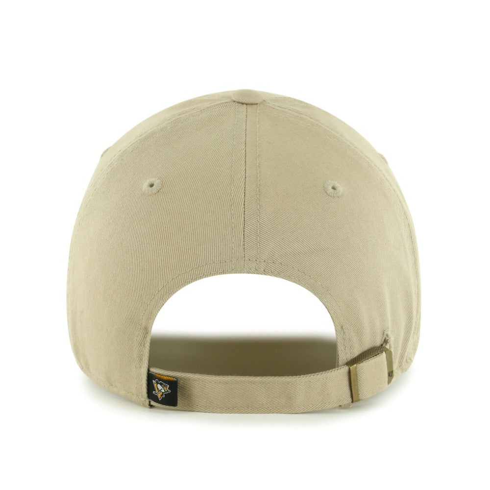 Pittsburgh Penguins '47 Logo Clean Up Adjustable Hat - Khaki | 47 brand discount