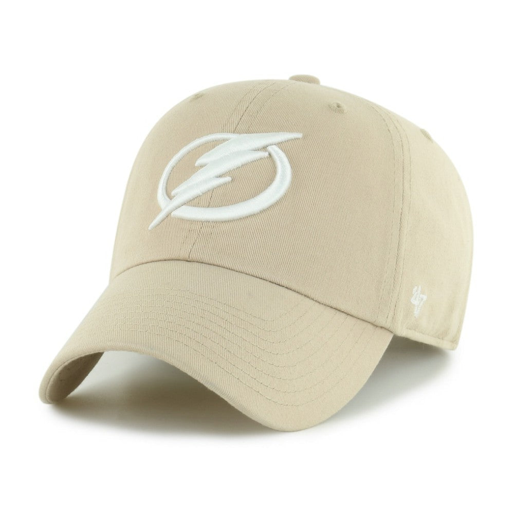 Tampa Bay Lightning '47 Logo Clean Up Adjustable Hat - Khaki | 47 brand online