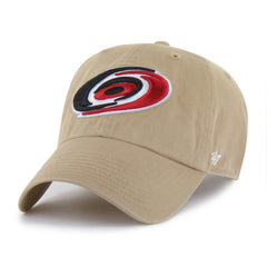 Carolina Hurricanes '47 Logo Clean Up Adjustable Hat - Khaki | 47 brand on sale