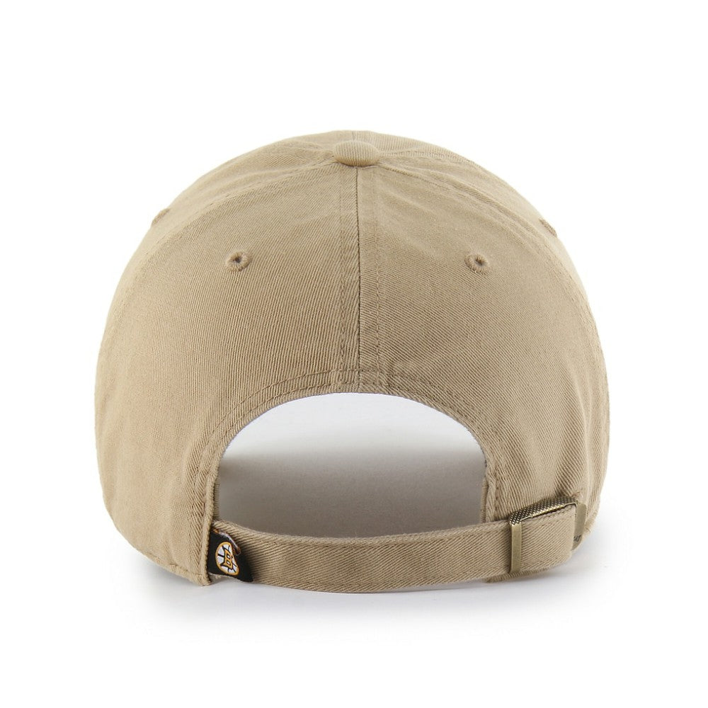 Boston Bruins '47 Logo Clean Up Adjustable Hat - Khaki | 47 brand near me