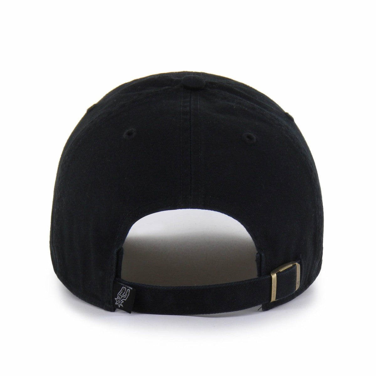 47 brand San Antonio Spurs '47 Black on Black Clean Up Adjustable Hat