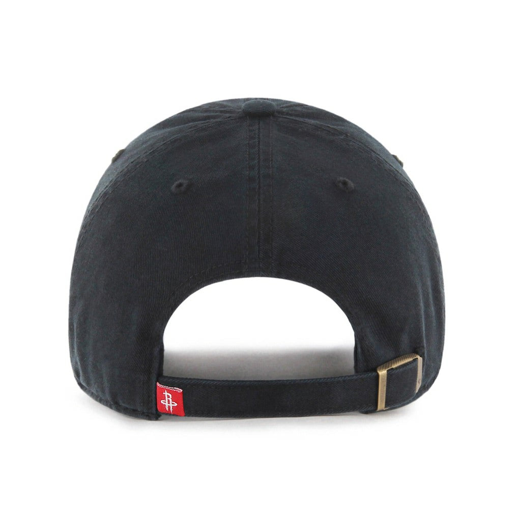 47 brand Houston Rockets '47 Black on Black Clean Up Adjustable Hat