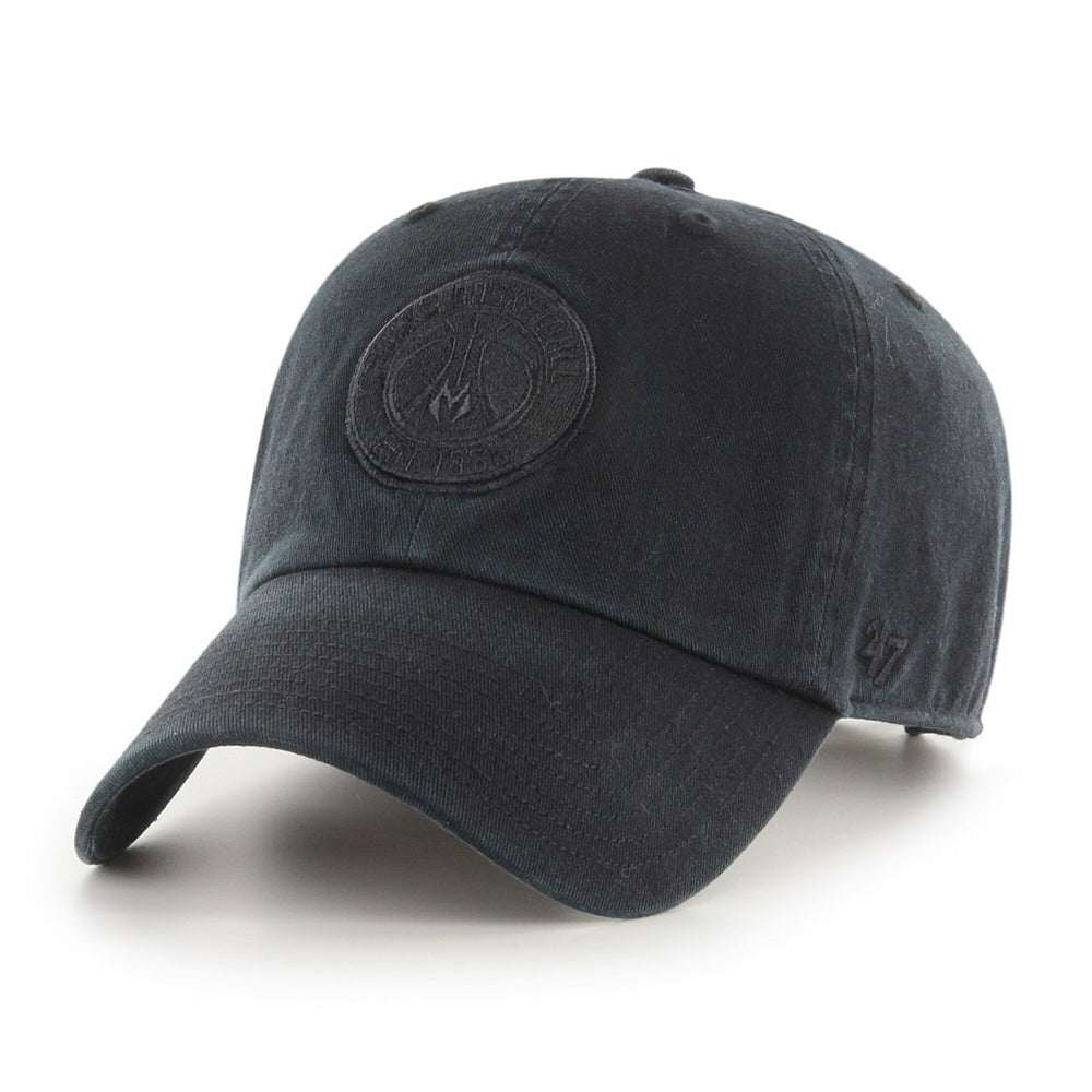 47 brand Milwaukee Bucks '47 Black on Black Clean Up Adjustable Hat