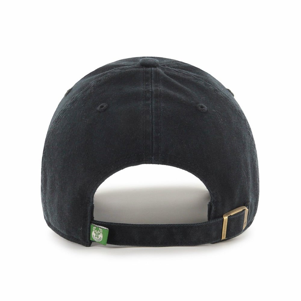 47 brand Milwaukee Bucks '47 Black on Black Clean Up Adjustable Hat