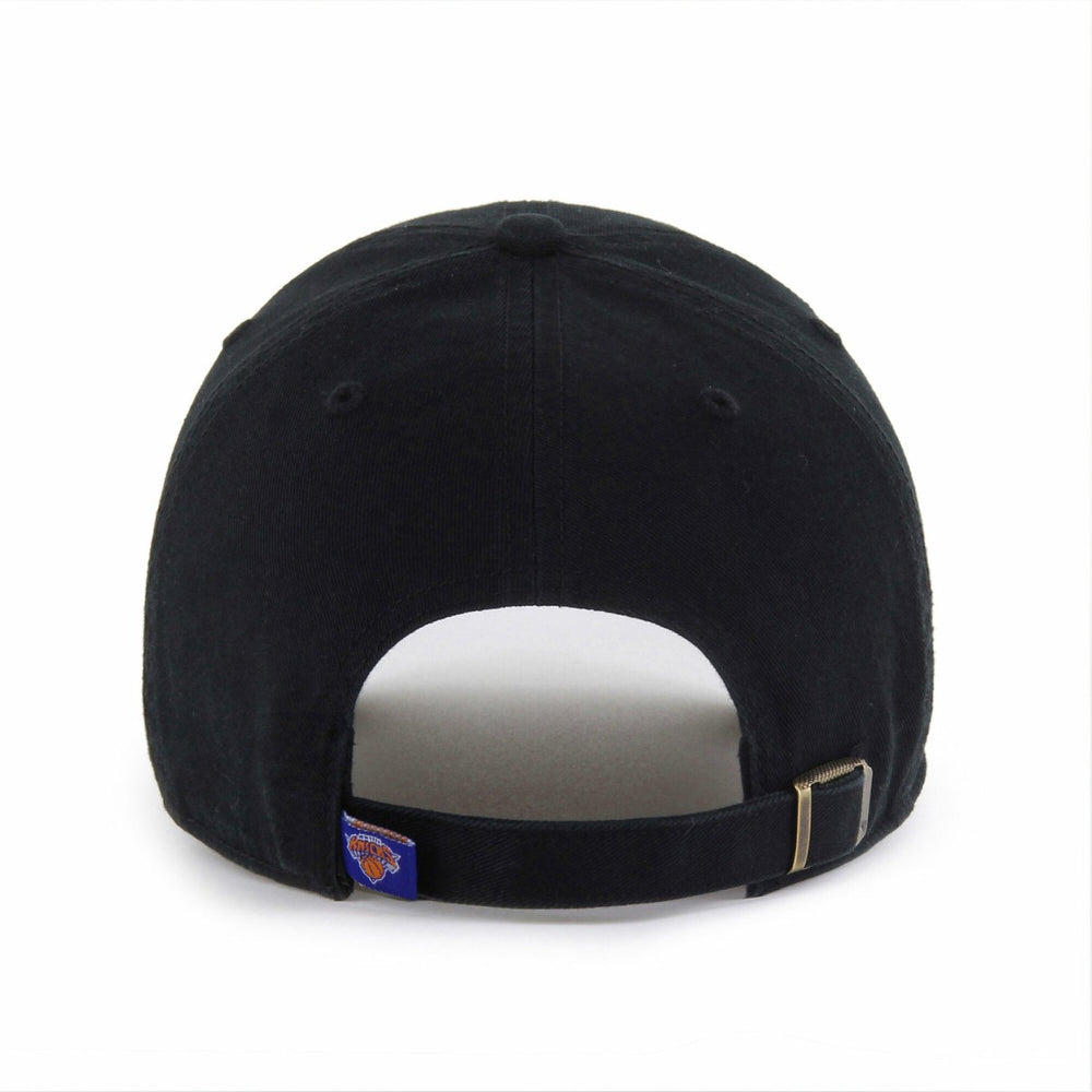 47 brand New York Knicks '47 Black on Black Clean Up Adjustable Hat