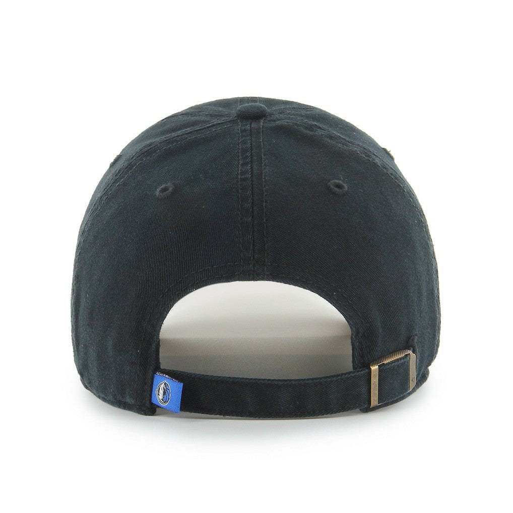 47 brand Dallas Mavericks '47 Black on Black Clean Up Adjustable Hat