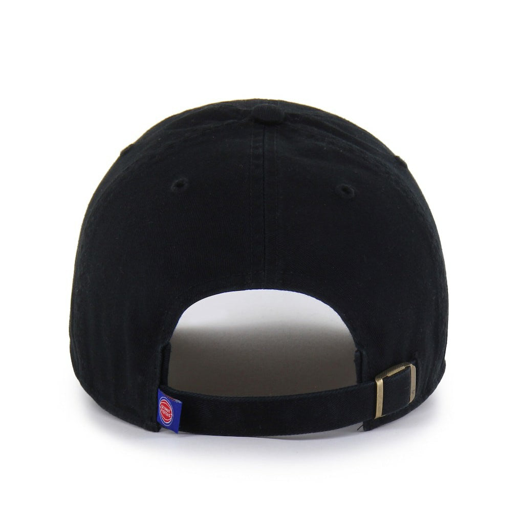 47 brand Detroit Pistons '47 Black on Black Clean Up Adjustable Hat