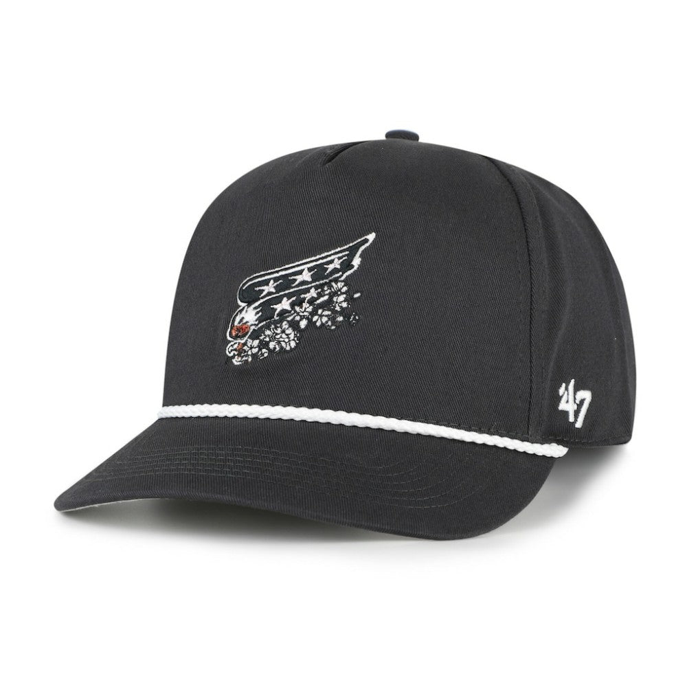 Washington Capitals '47 Cherry Blossom Rope Hitch Adjustable Hat - Charcoal | 47 brand discount