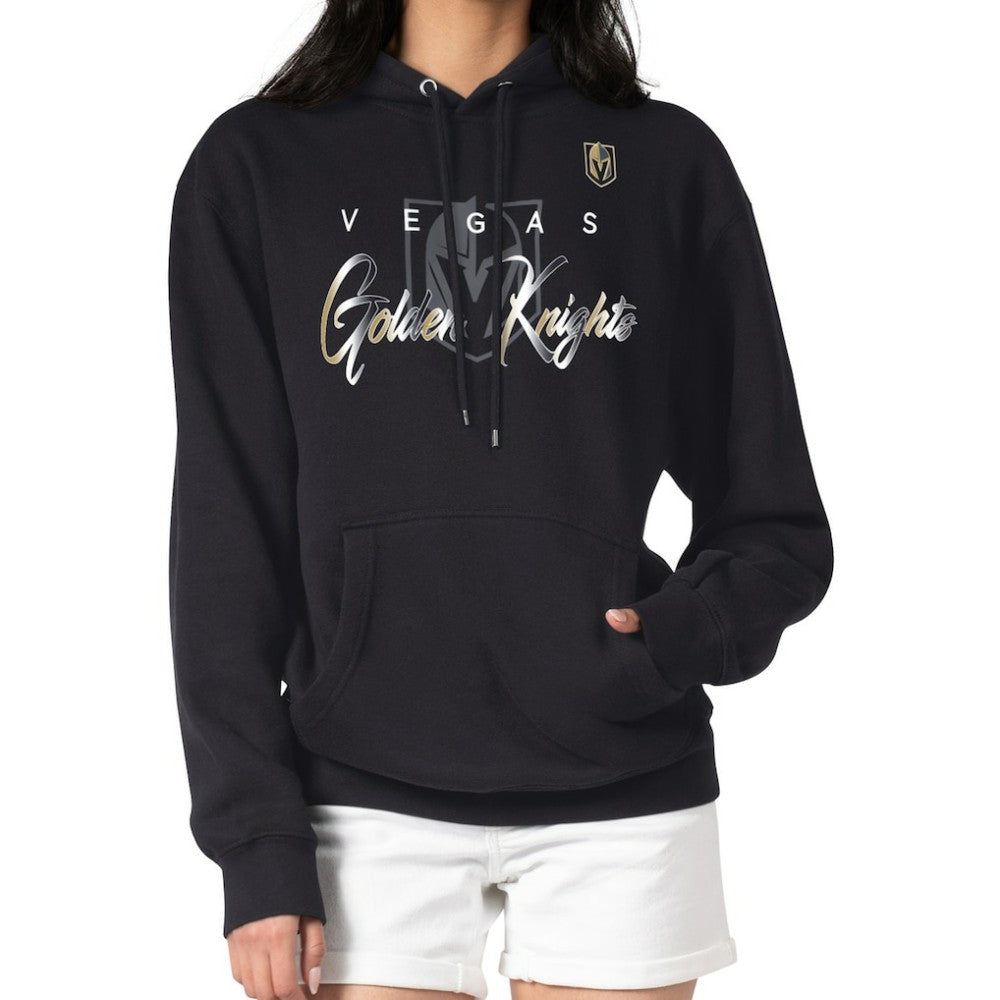 Vegas Golden Knights G-III 4Her by Carl Banks Shadow Logo Fleece Pullover Hoodie - Black | NHL online