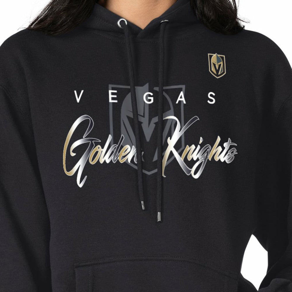 Vegas Golden Knights G-III 4Her by Carl Banks Shadow Logo Fleece Pullover Hoodie - Black | NHL online